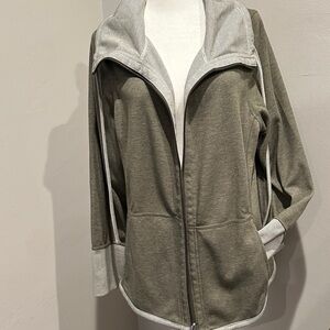 Tommy Bahama Two-Tone Green and Gray Women's Jacket